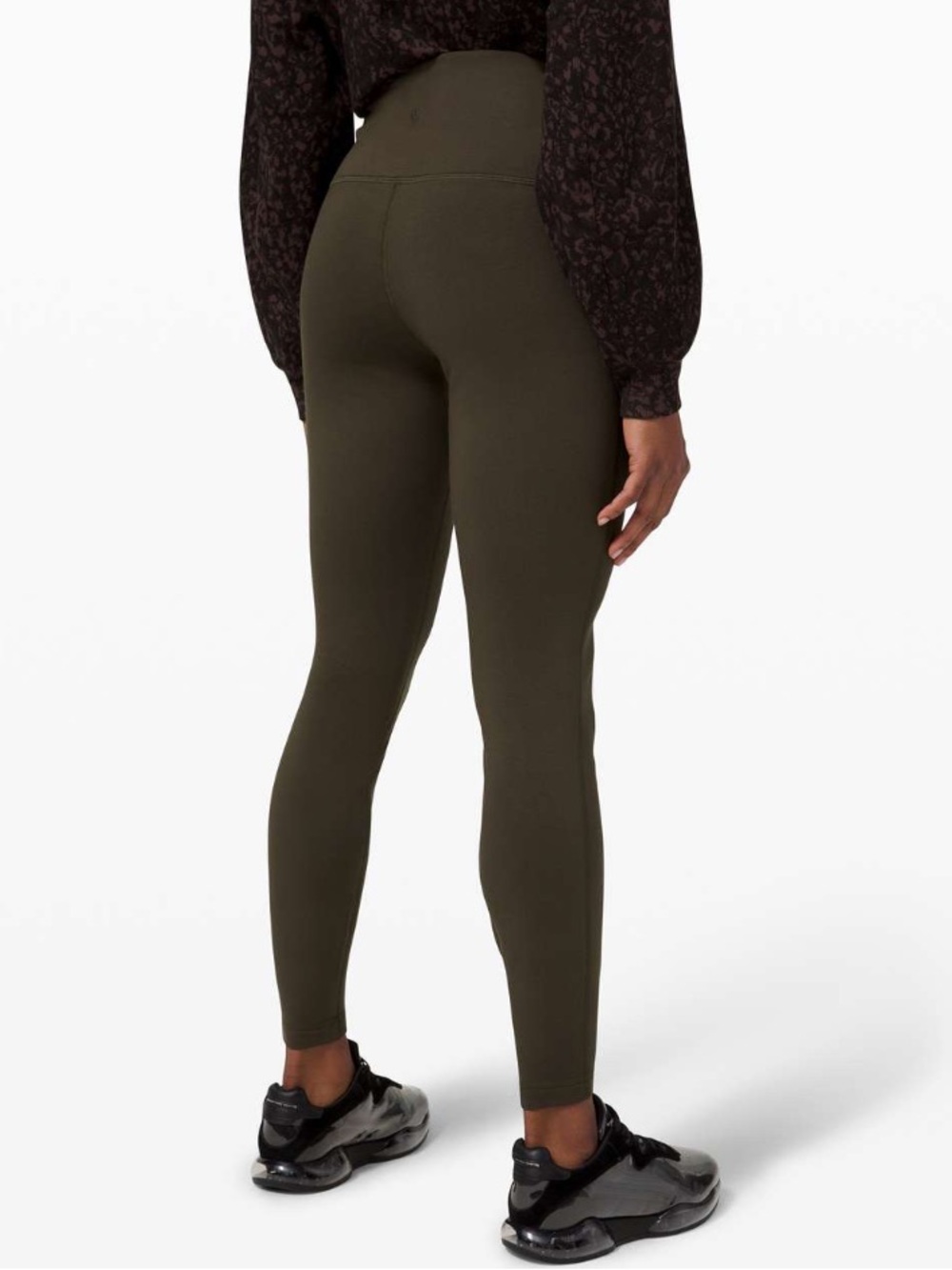 NWT Lululemon Wunder Lounge Super High-Rise Tight 28" - Dark Olive. Size 4